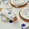 Madelen Möllard Pansy bomullsservett, Blue, 4-pack, 45x45 cm