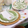 Madelen Möllard Tulip bomullsservett, Light green, 4-pack, 45x45 cm
