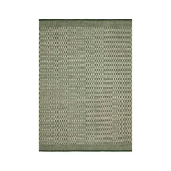 Mahi matta, green/off white, 170x240 cm