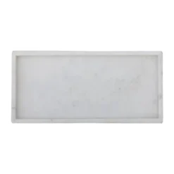 Majsa dekorationsbricka 18x38 cm, White marble