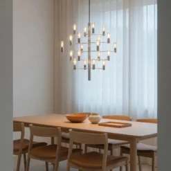 Manola 20 ljuskrona, krom