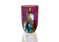 Marble dricksglas 30 cl, Mulberry purple