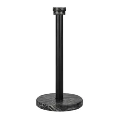 Marble hushållspappershållare, Black-grey