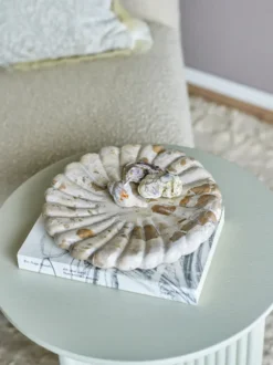 Marlie bricka marmor Ø22,5 cm, Natur