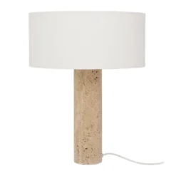 Marmo bordslampa 44 cm, Natural