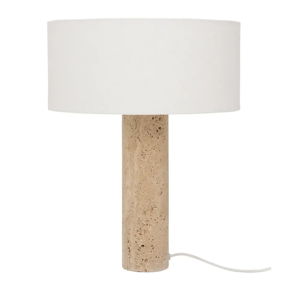Marmo bordslampa 44 cm, Natural
