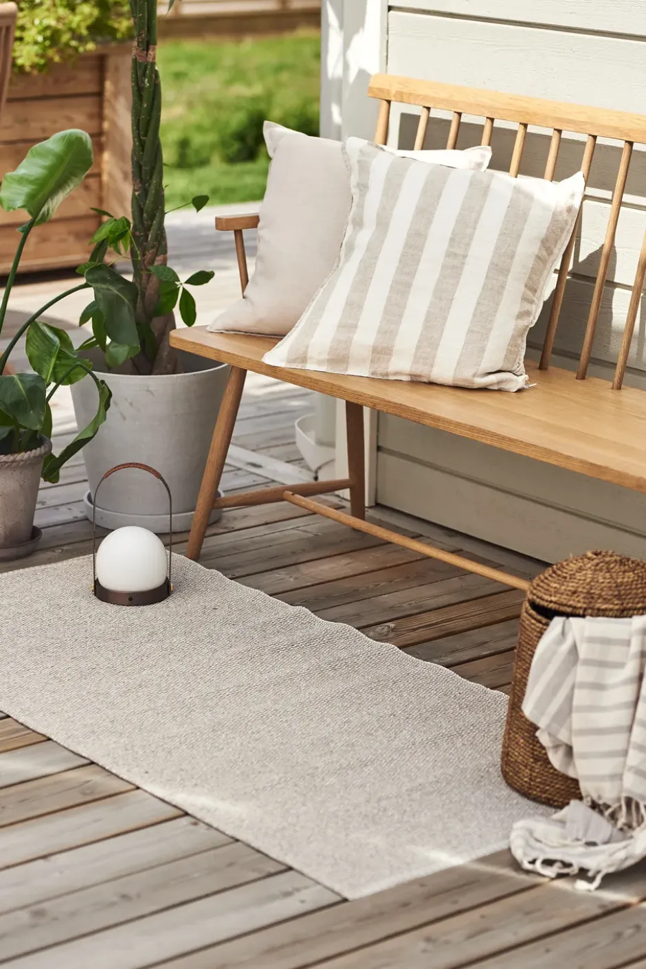 Mellow plastmatta greige, 70x200cm