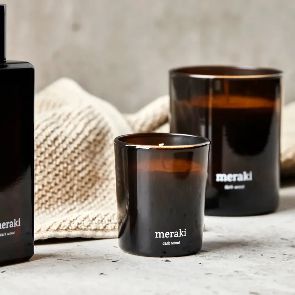Meraki doftljus 15 timmar 2-pack, Dark wood