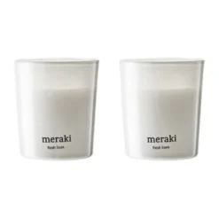 Meraki doftljus 15 timmar 2-pack, Fresh Linen