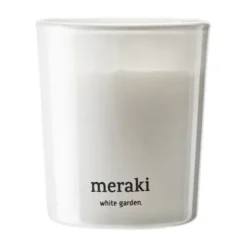 Meraki doftljus 15 timmar 2-pack, White garden