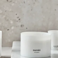 Meraki doftljus, 32 timmar, White garden