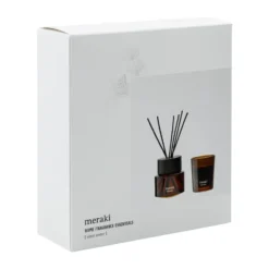 Meraki gåvoset doftpinnar och doftljus, Silent amber