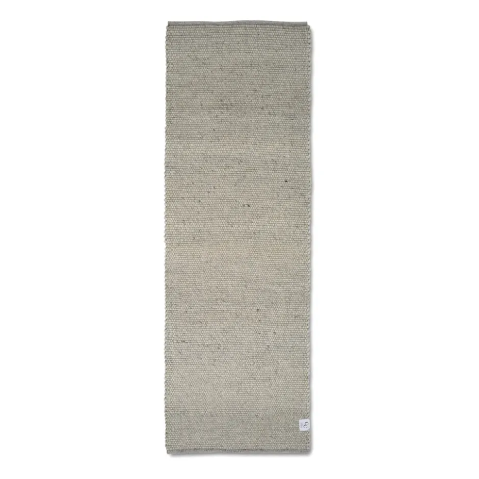 Merino gångmatta, Concrete, 80x250 cm