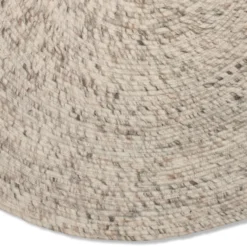 Merino ullmatta rund Ø200 cm, Beige