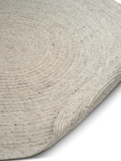 Merino ullmatta rund Ø240 cm, Concrete