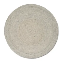 Merino ullmatta rund Ø240 cm, Concrete
