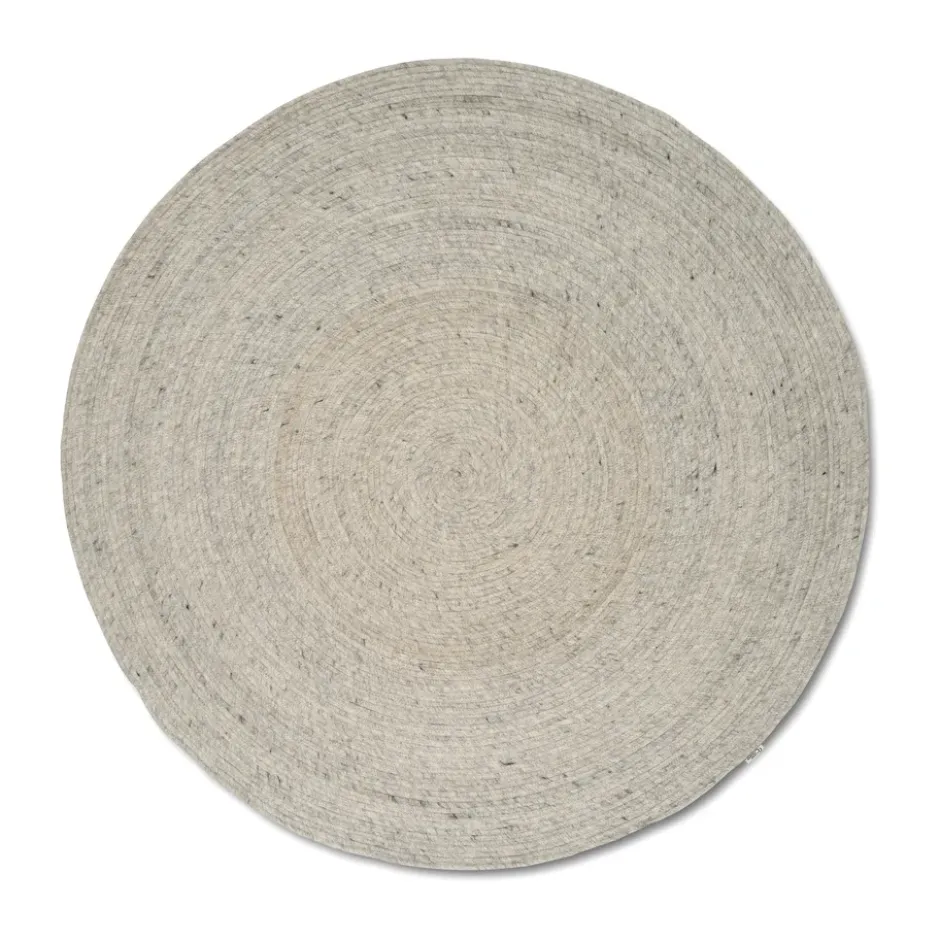 Merino ullmatta rund Ø240 cm, Concrete