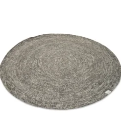Merino ullmatta rund Ø160 cm, Grå