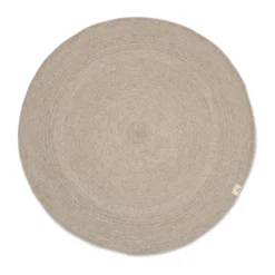 Merino ullmatta rund Ø240 cm, Oat