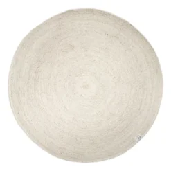 Merino ullmatta rund Ø200 cm, Vit