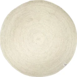 Merino ullmatta rund Ø160 cm, Vit