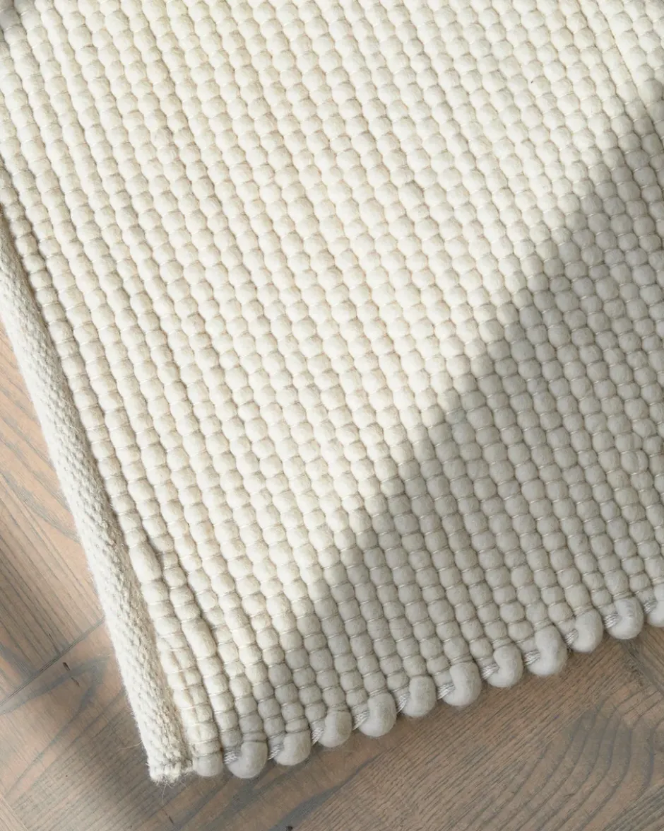 Merino ullmatta 80x250 cm, Vit