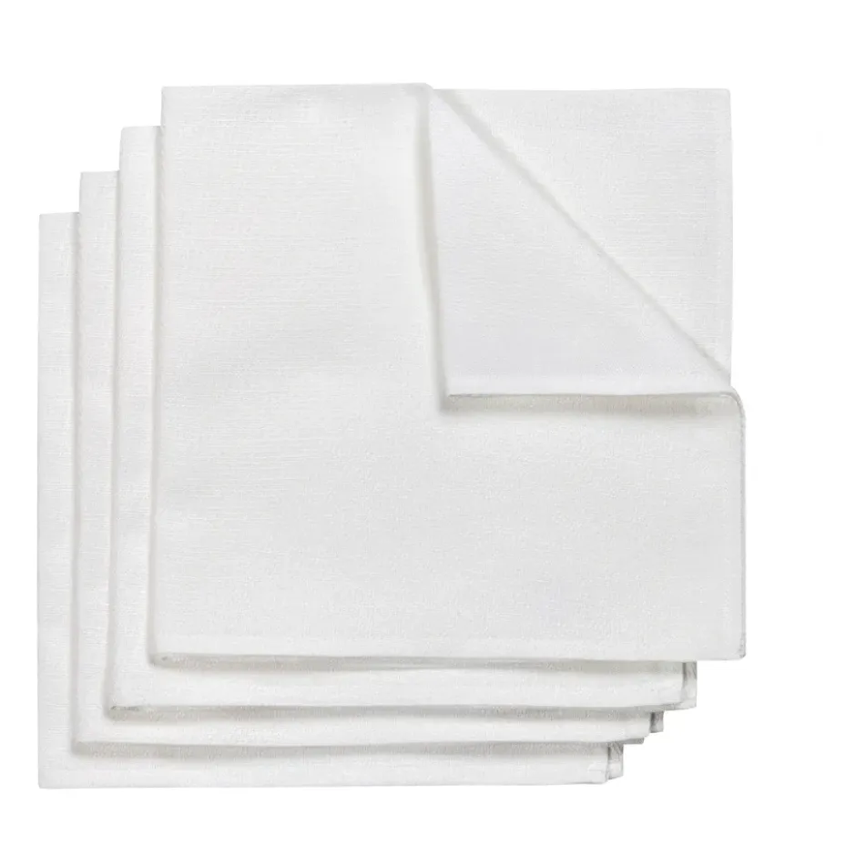 Metric tygservett 47x47 cm 4-pack, Vit