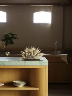 Mezza Maja bordsstjärna, Greige-coffee
