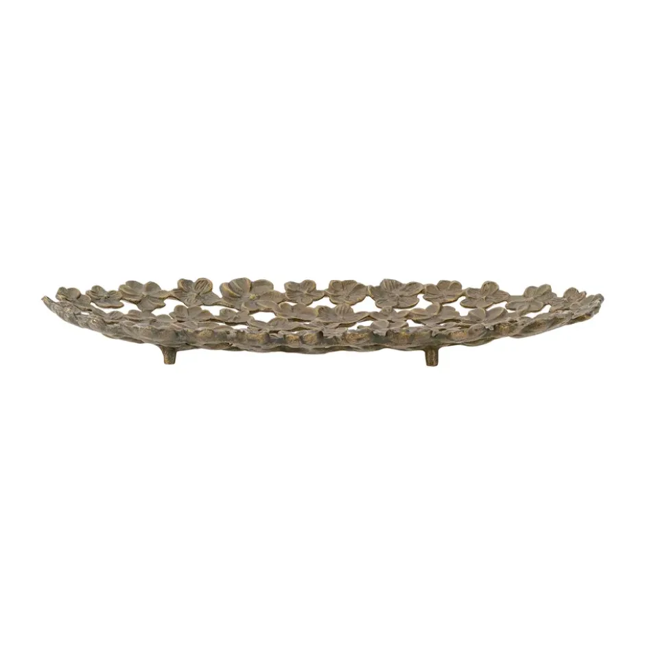Micha dekorationsbricka 25x43,5 cm, Guld