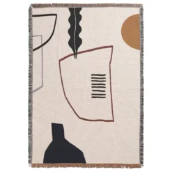 Mirage pläd 120x170 cm, Off white