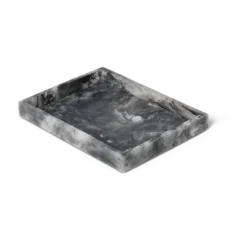 Mist dekorationsbricka 15x20 cm, Charcoal