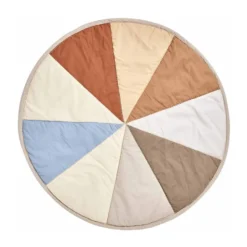 Moni Quilted barnmatta Ø100 cm, Multi