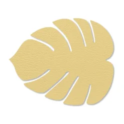 Monstera Leaf Hippo glasunderlägg, Guld