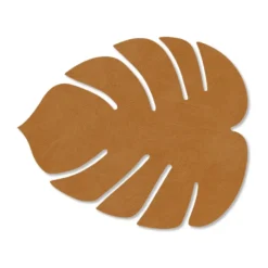 Monstera Leaf Nupo glasunderlägg, Burned curry