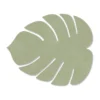 Monstera Leaf Nupo glasunderlägg, Olivgrön