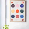 9 Moods poster, 70x100 cm