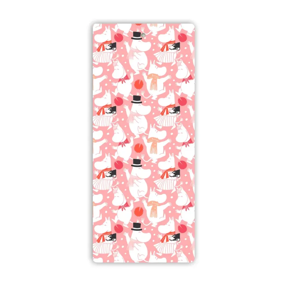 Moomin celebration Serveringsbräda 40x17 cm, Vit-rosa