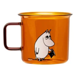 Moominpappa glasmugg 35 cl, Amber