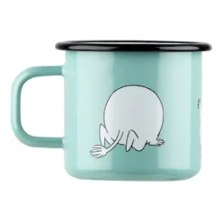 Moomin Retro emaljmugg 37 cl, Mint