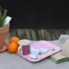 Moomin Teaparty bricka, rosa