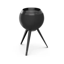 MOON 45 eldstad, All black, högt stativ