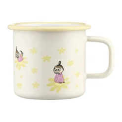 Mumin emaljmugg 37 cl, Flowers
