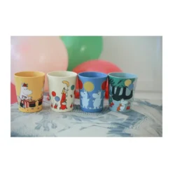 Mumin Festligheter samlarkoppar 15 cl 4-pack, Multi