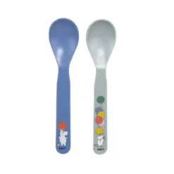 Mumin Festligheter sked 2-pack, Grå-blå