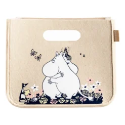 Mumin Hug förvaringskorg 26x26 cm, Beige