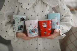 Mumin Lilla My tumblermuggar 20 cl 2-pack, Röd-rosa