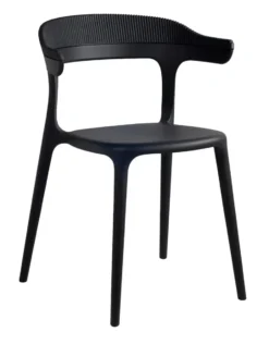 Muubs Luna Stripe stol, Svart
