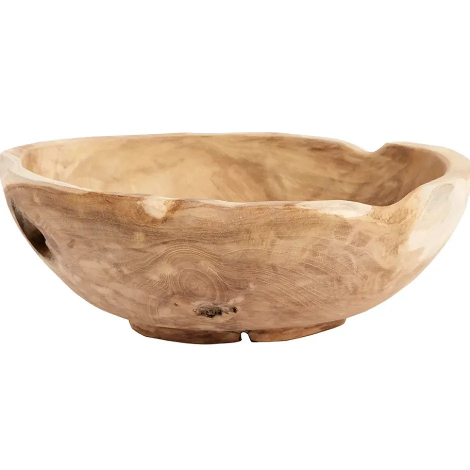 Muubs teak salladsskål 30 cm, Natur