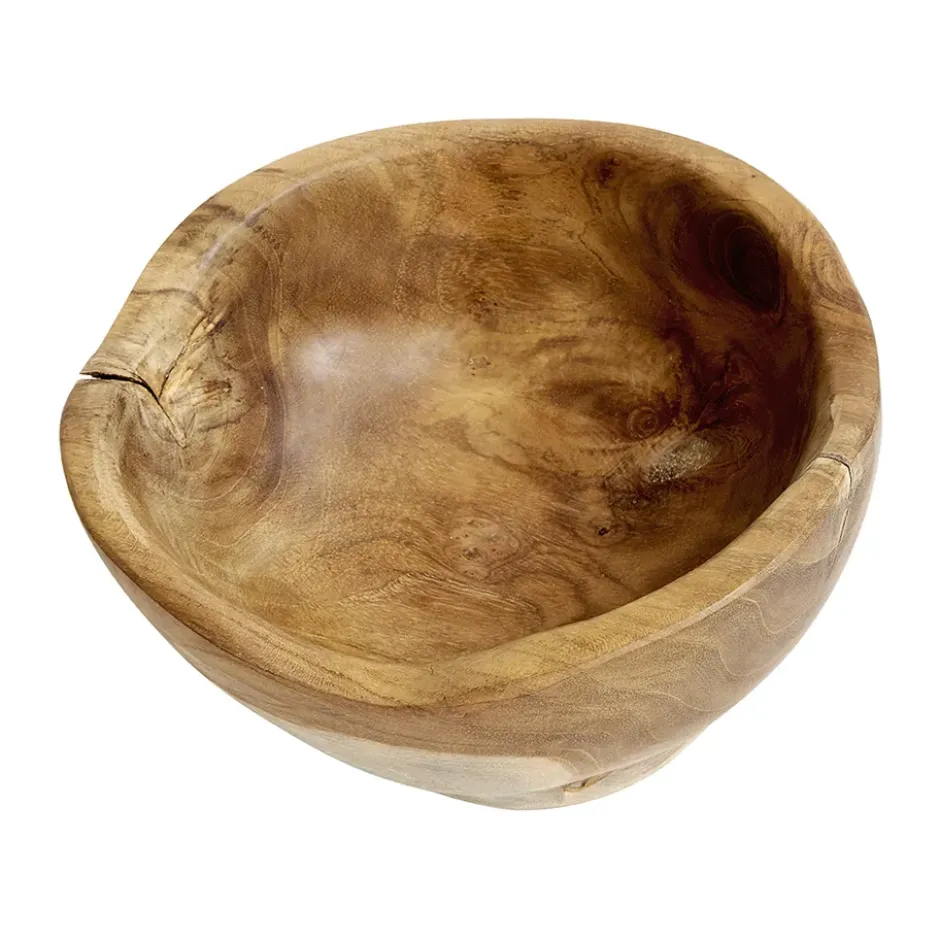 Muubs teak salladsskål 20 cm, Natur