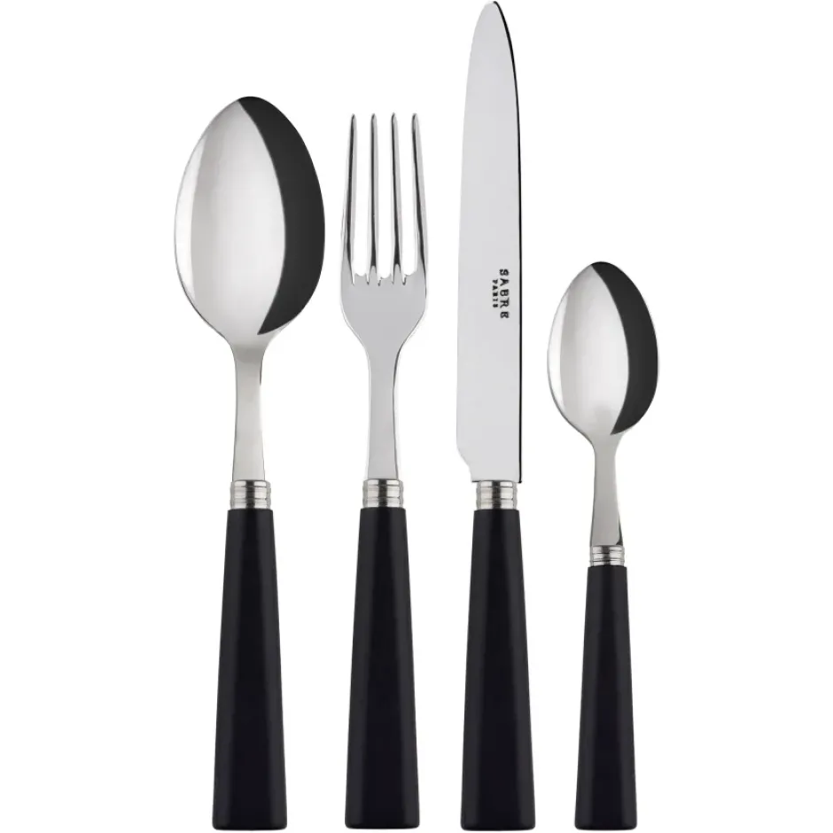 Nature bestick 24 delar, Black wood